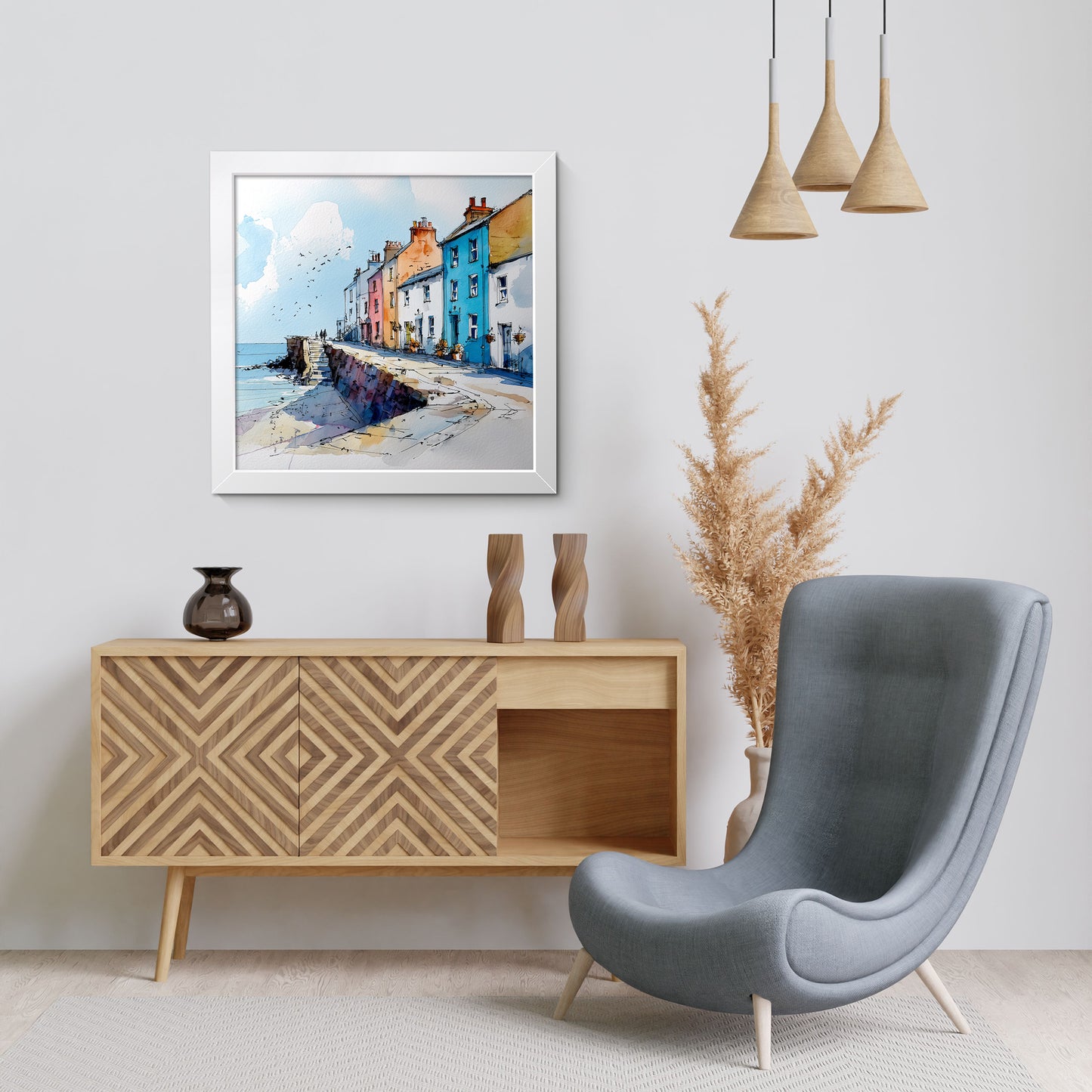 The Steps Down To The Sea - Fine Art Print