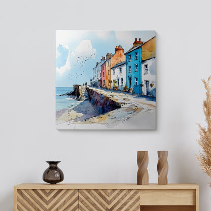 The Steps Down To The Sea - Canvas Print
