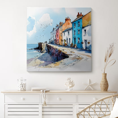 The Steps Down To The Sea - Canvas Print