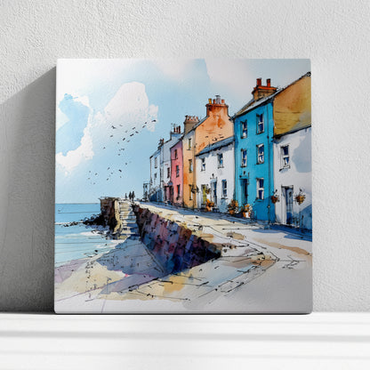 The Steps Down To The Sea - Canvas Print