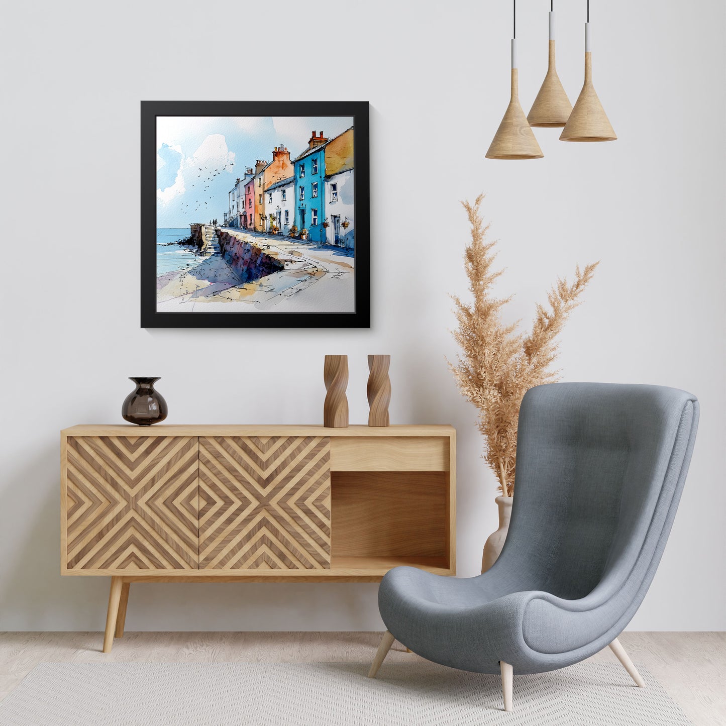 The Steps Down To The Sea - Fine Art Print