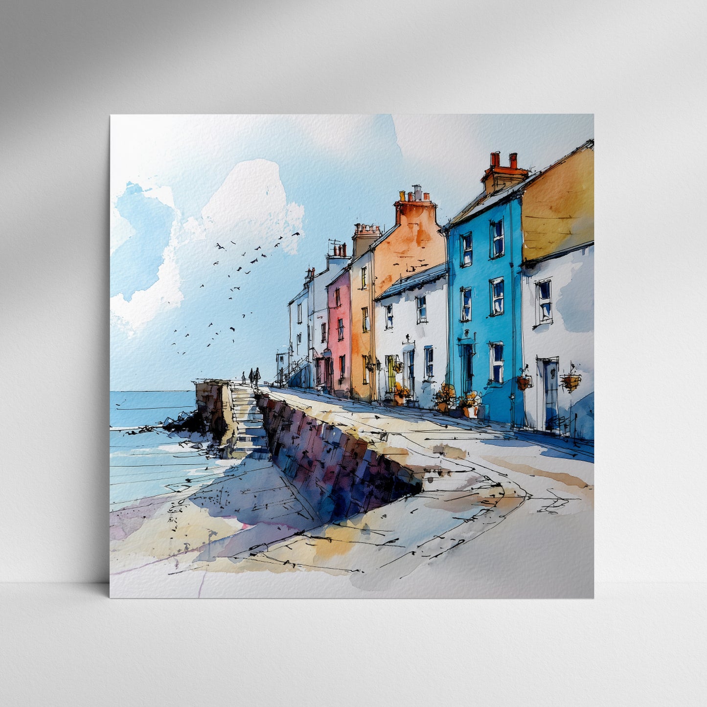 The Steps Down To The Sea - Fine Art Print