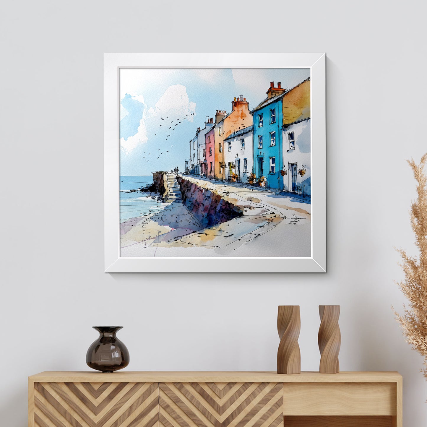 The Steps Down To The Sea - Fine Art Print