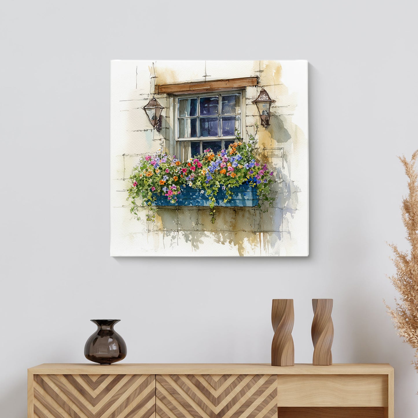 Wendy's Window Box - Canvas Print