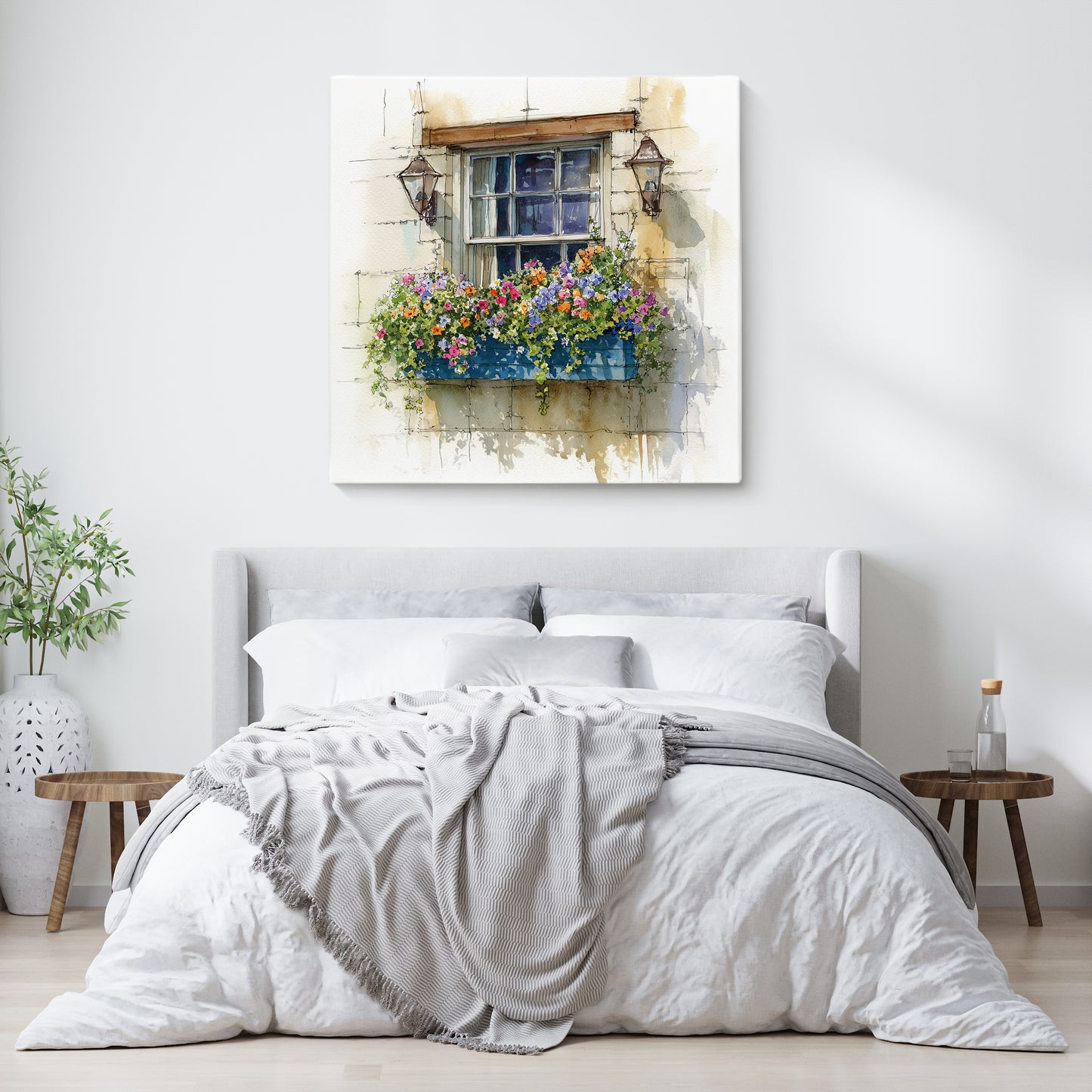 Wendy's Window Box - Canvas Print