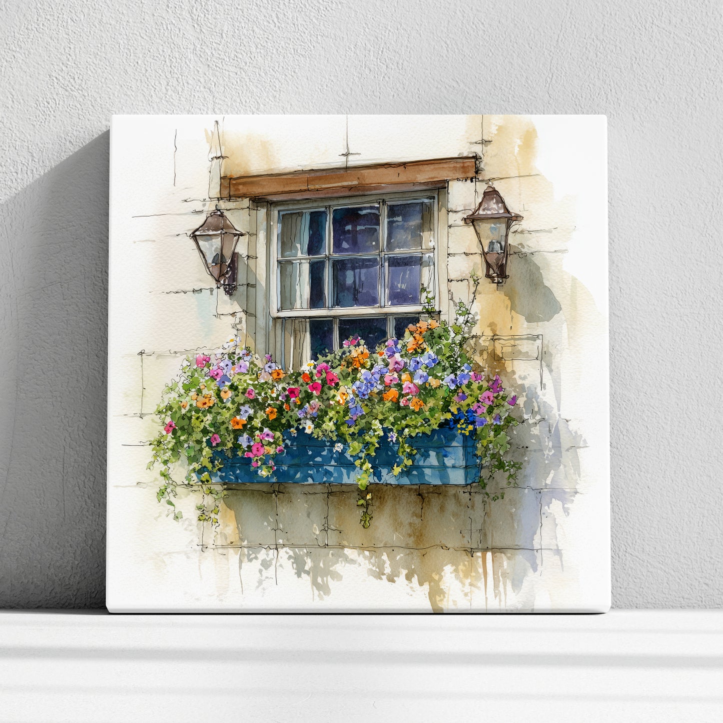 Wendy's Window Box - Canvas Print
