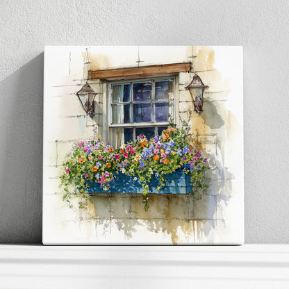 Wendy's Window Box - Canvas Print