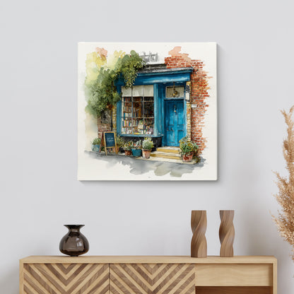 The Bookshop On Bramble Lane - Canvas Print