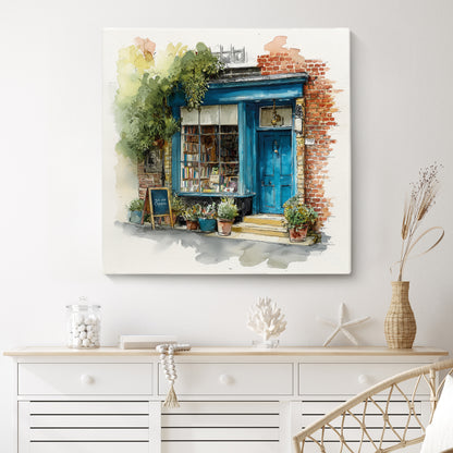 The Bookshop On Bramble Lane - Canvas Print