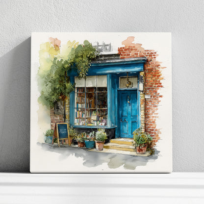The Bookshop On Bramble Lane - Canvas Print