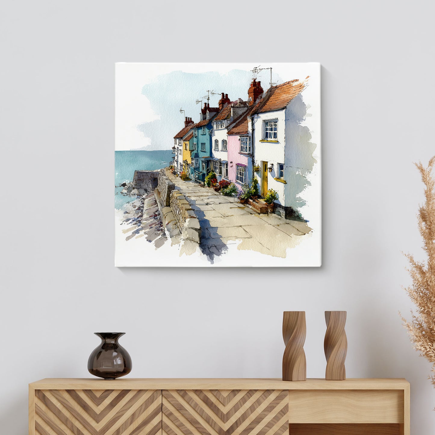Beds & Breakfasts - Canvas Print