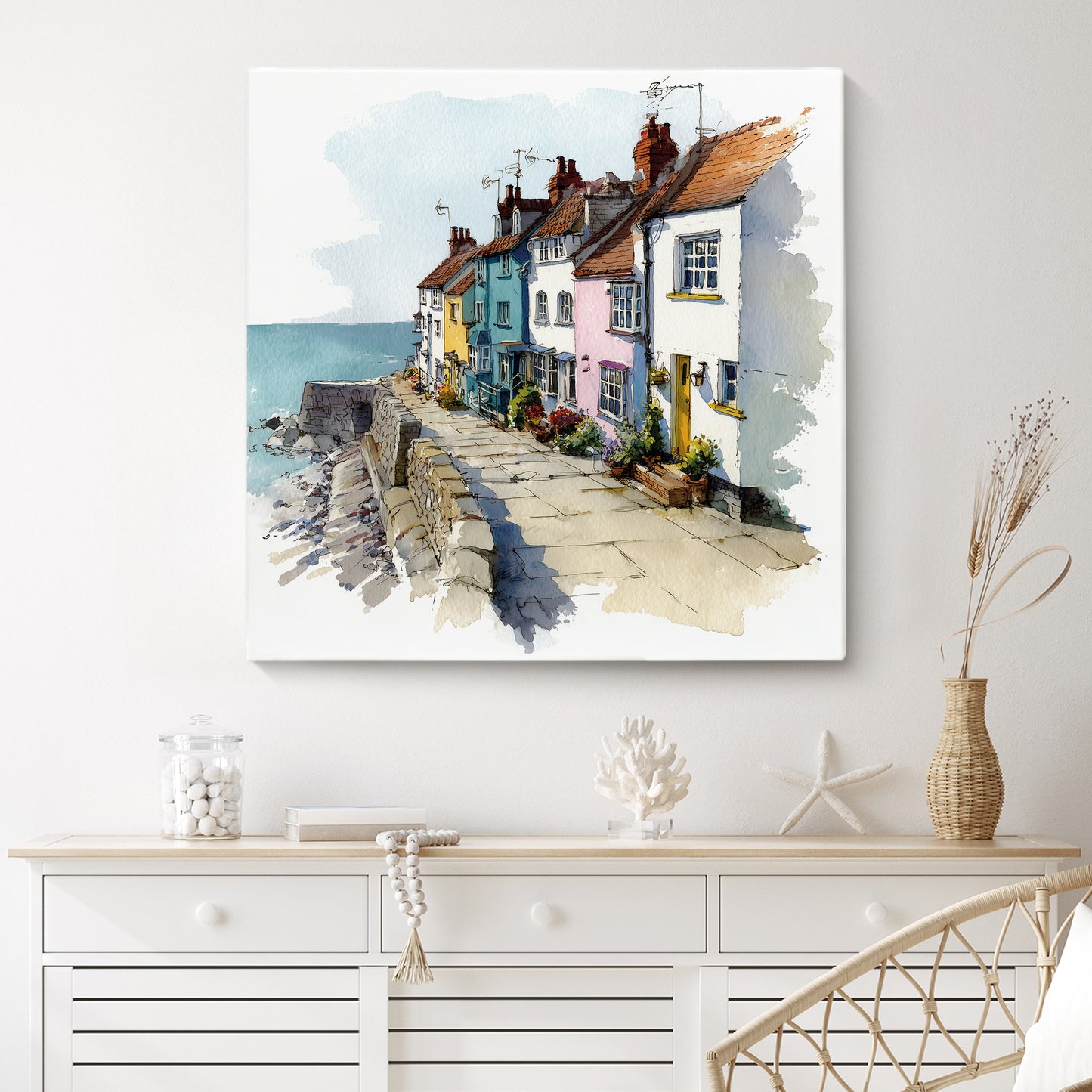 Beds & Breakfasts - Canvas Print