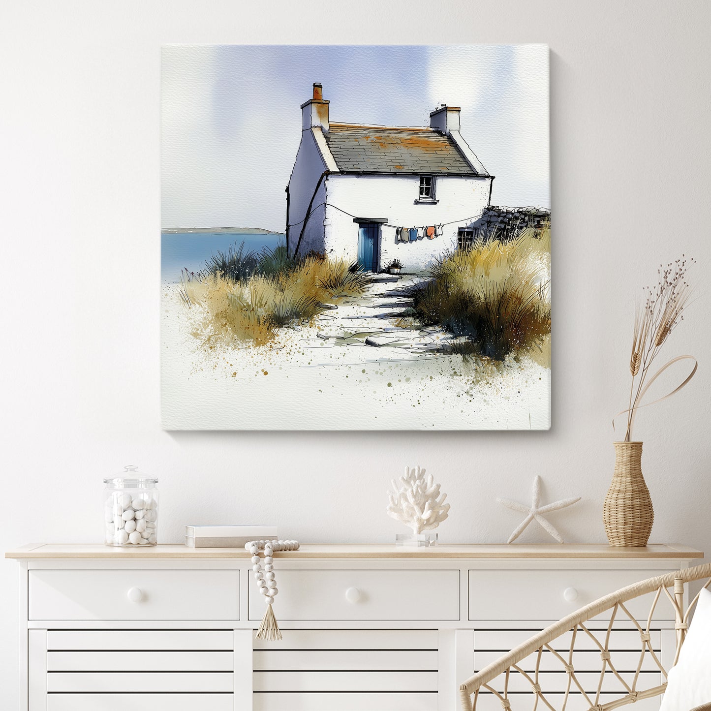 Only The Sound Of Waves - Canvas Print