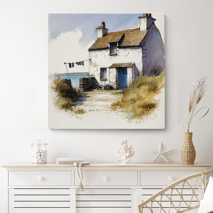 Washing On The Sea Breeze - Canvas Print