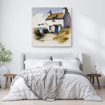 Washing On The Sea Breeze - Canvas Print