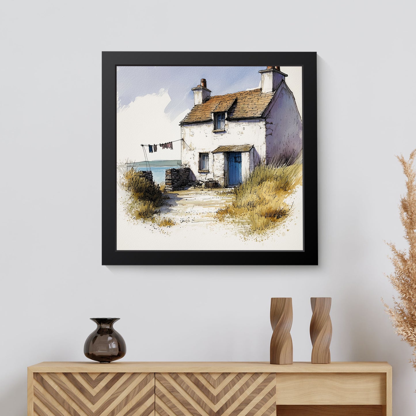 Washing On The Sea Breeze - Fine Art Print