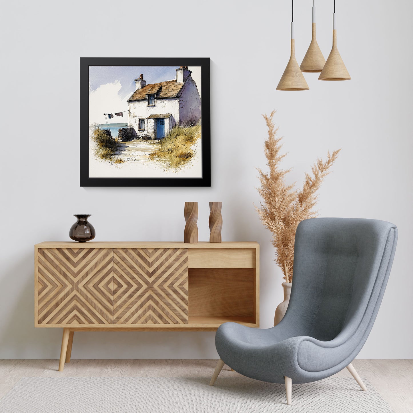 Washing On The Sea Breeze - Fine Art Print