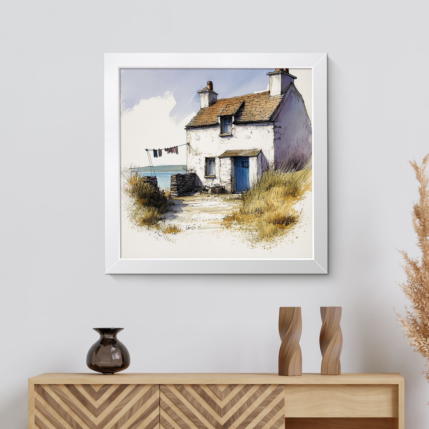 Washing On The Sea Breeze - Fine Art Print