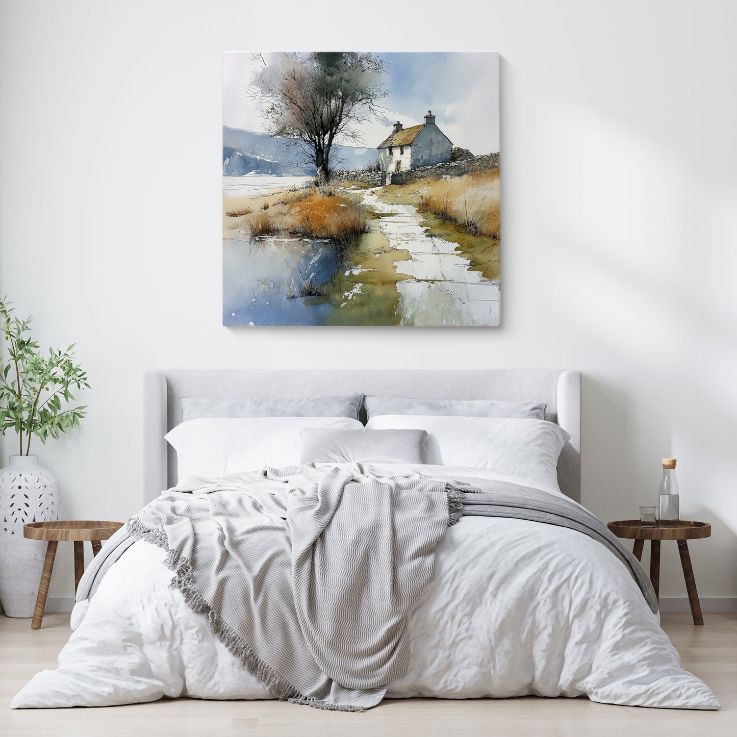 The Cottage Time Forgot - Canvas Print