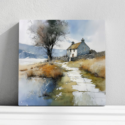 The Cottage Time Forgot - Canvas Print