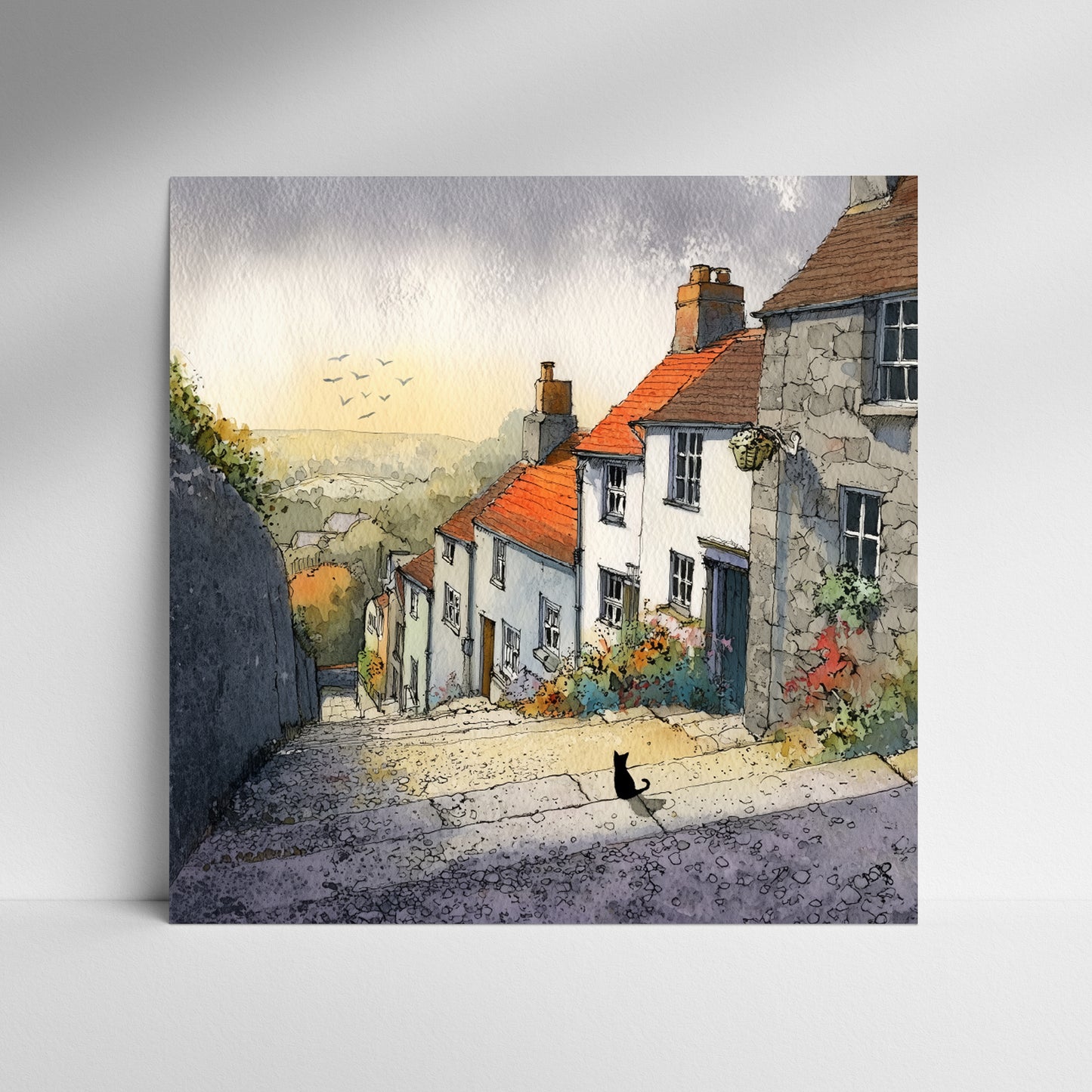 The Cat & The View - Fine Art Print